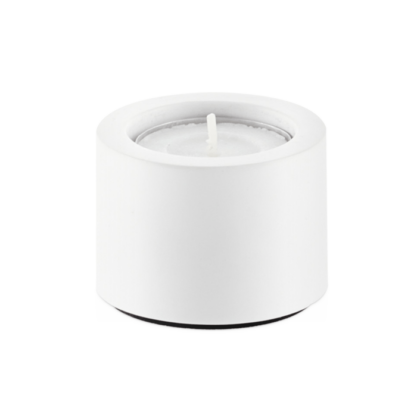 stone candle holder white decor Walther