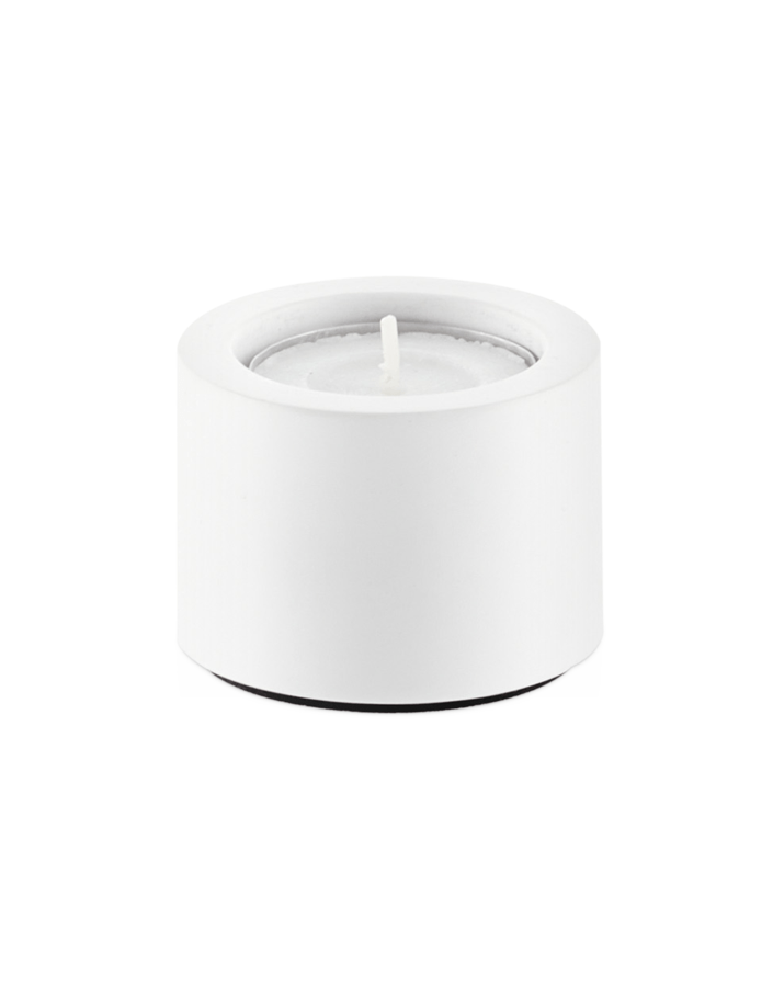 stone candle holder white decor Walther
