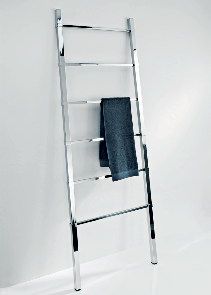 Chrome towel ladder bathroom decor walther