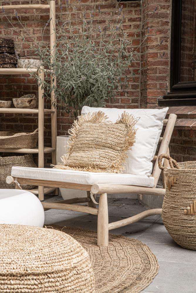 white and wood chair outdoor bazar bizar