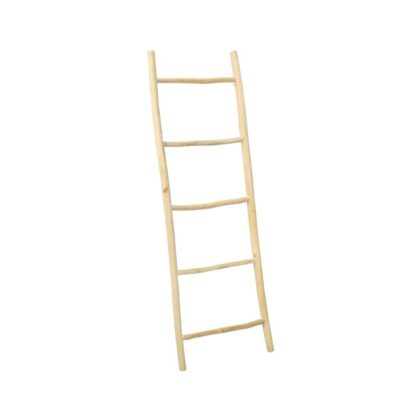 the Tulum towel ladder natural wood bazar bizar