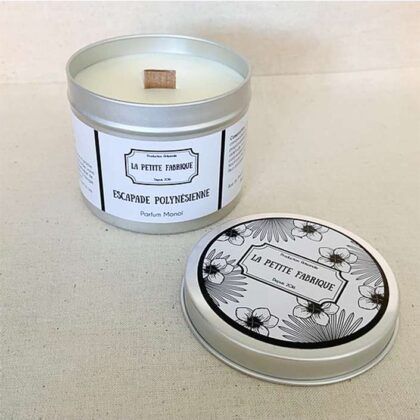 Natural candle and artisanal rapeseed wax candle la petite fabrique swiss made candle