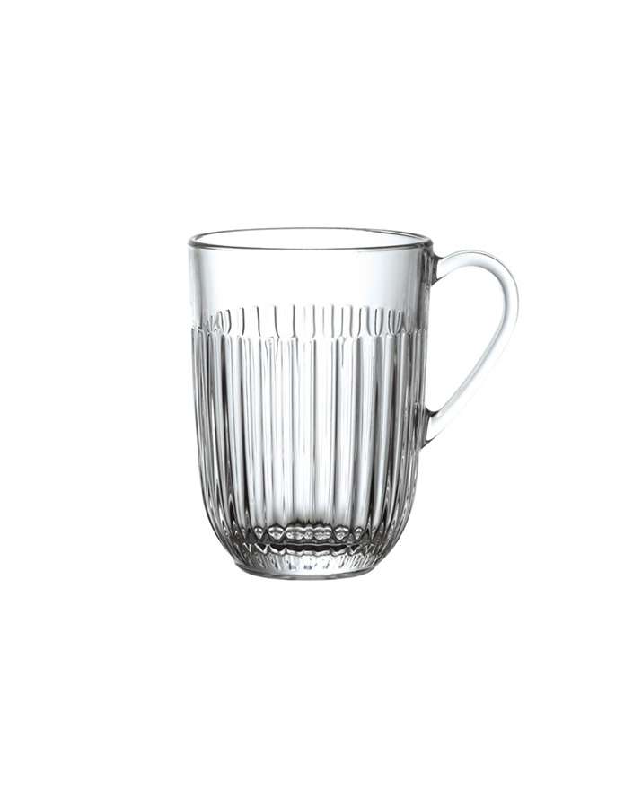 glass mug la rochère made in France