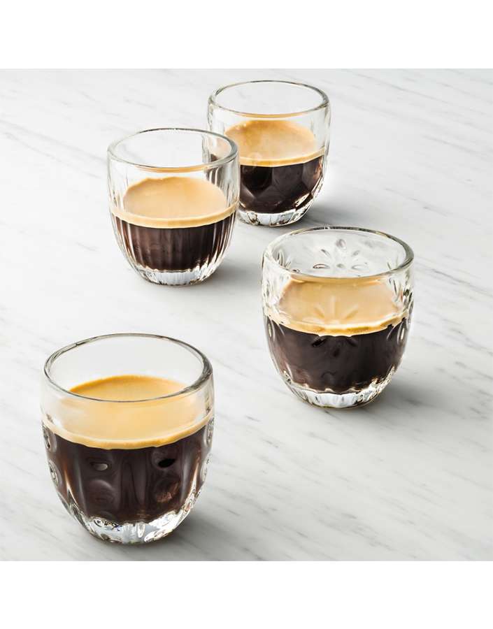 mini espresso glass cups la rochère