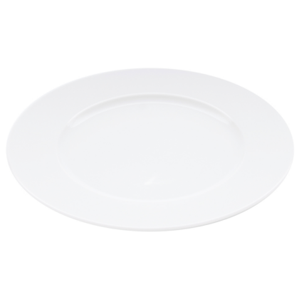 classic main course plate 26 cm white porcelain pordamsa