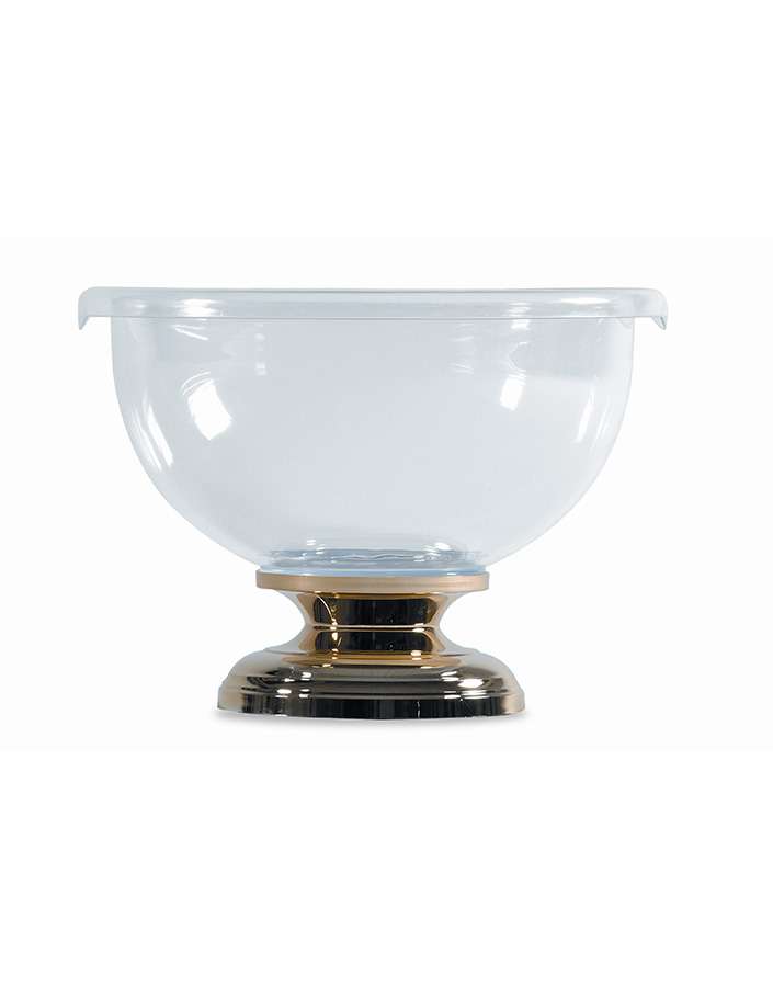 Champagne bucket. A clear large acrylic cooler for multiple champagne bottles barware