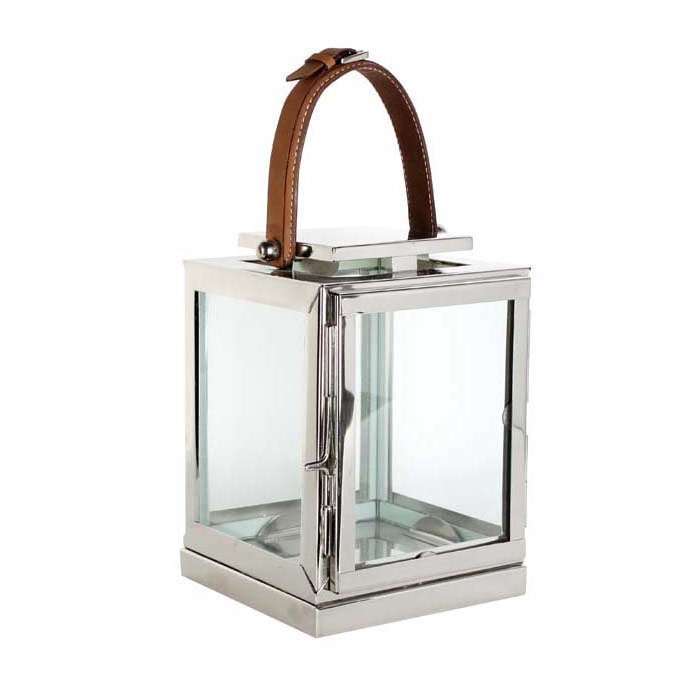 lantern is specially designed to receive tealights candles. Very stylish and portable lantern